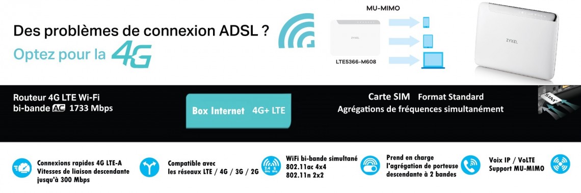 Routeur 4G Zyxel LTE 5366